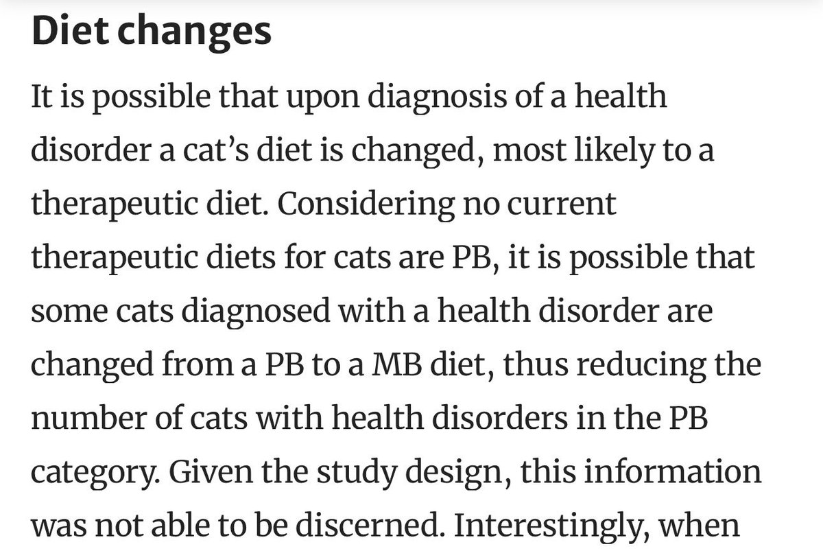 88myan's tweet photo. @ghostlycal_ both of these studies you cited rely solely on owner reported health outcomes (second ss is not from your articles but from dodd 2021). even supplements provided in PB diets (dodd 2021) are functional foods and arent meant to address the specific nutl. deficiencies https://t.co/tjngCrkxsX