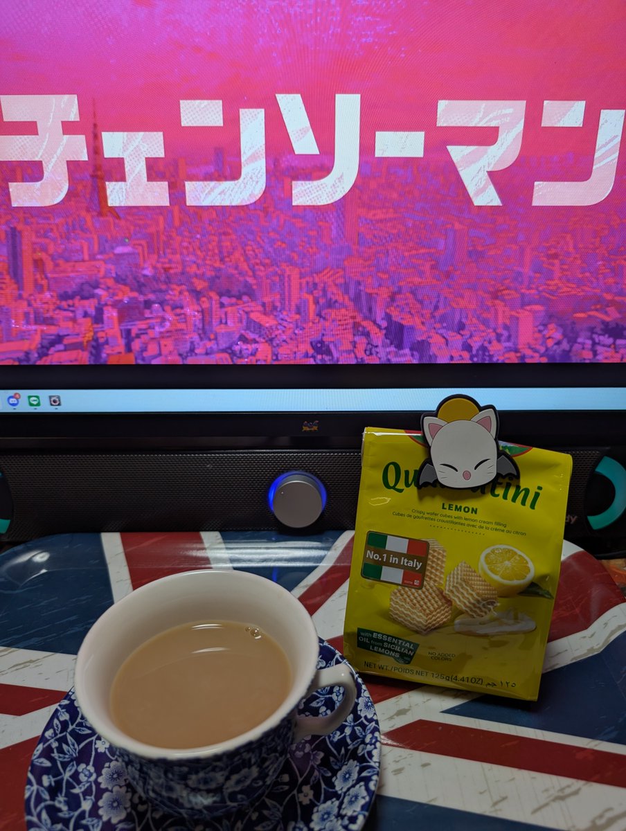 ffcrio1's tweet photo. 開始2分半でお茶とお菓子追加 https://t.co/UphR3K7jcI
