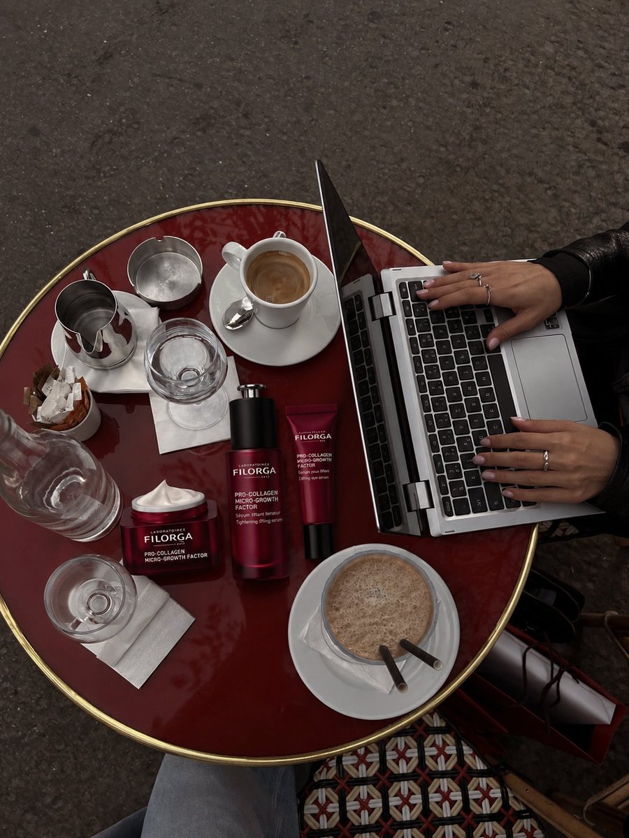 FilorgaSA's tweet photo. Between coffee breaks and busy schedules, give your skin a boost with the FILORGA Pro-Collagen Micro-Growth Factor range. ☕️ ✨ 

Powered by advanced peptide technology, these formulas target visible signs of ageing for firmer, smoother, more lifted-looking skin. https://t.co/m8lXwt6SNf
