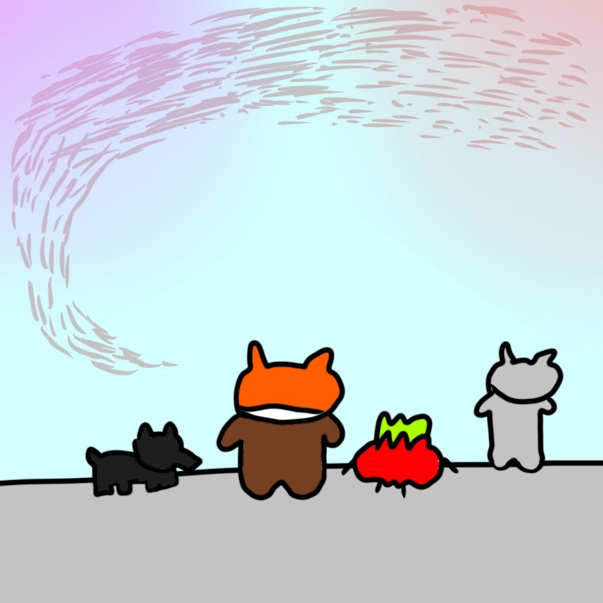 resap_tomappi's tweet photo. いわしイリュージョン🐟

#いわしイリュージョン #レッサーパンダイラスト #オリキャライラスト #redpandaillustration #sardineillusion https://t.co/1yZmI1UO7H
