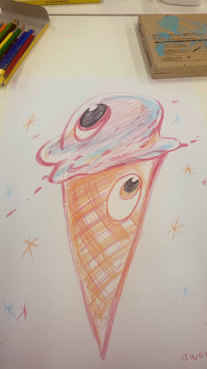 awono1's tweet photo. #HELLOWWORLDs
にも行ってきたよ。かわいい空間💕ぽよっとした子が気になる
🍨こもんずくんを奉納してきた✏️ https://t.co/JWz27Yr9Mw