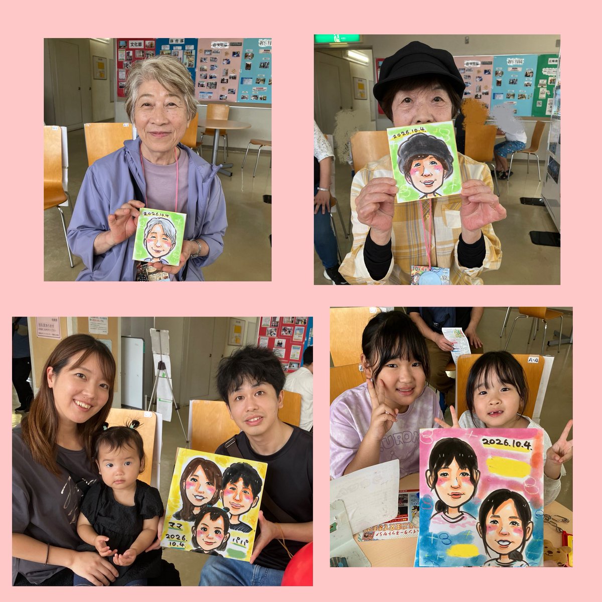 umasenn's tweet photo. 一昨年、昨年に続き今年もおださがロードフェスタの似顔絵出店参加させて頂きました！
今年もたくさんのお客様をお描きさせて頂きました✨
　
#おださがロードフェスタ　#小田急相模原　#おださが　#サウザンロード
#似顔絵 https://t.co/UJ6D2iOKrr