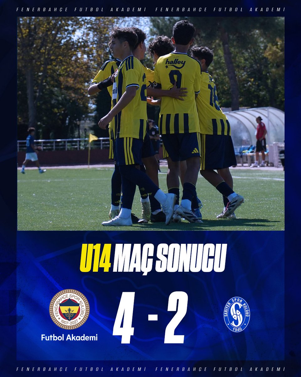 fbakademi's tweet photo. #U14 | 3 puan bizim! 💪

10', 12', 53' Ali Asım Özdemir
13' Salih Küçükosmanoğlu

#GençKanaryalar https://t.co/EE586B5Ghw