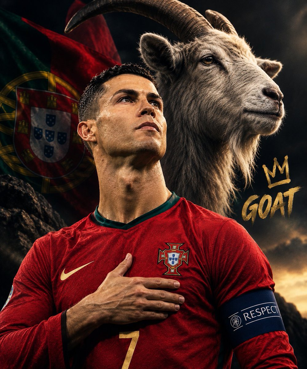 queen_marah7's tweet photo. In case you forgot.Cristiano Ronaldo is the G.O.A.T 🐐. GREATEST!❤️ https://t.co/3Ih7Mwh6PJ