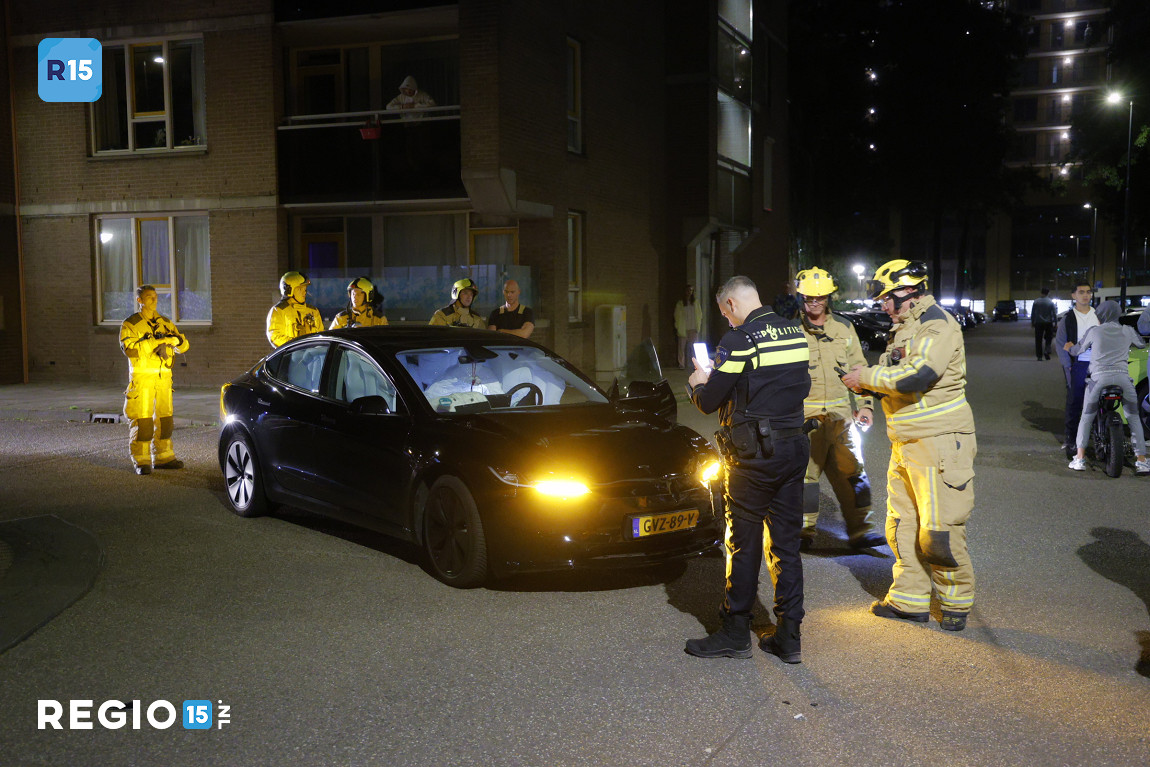 Aanrijding op Berlijnstraat in Zoetermeer