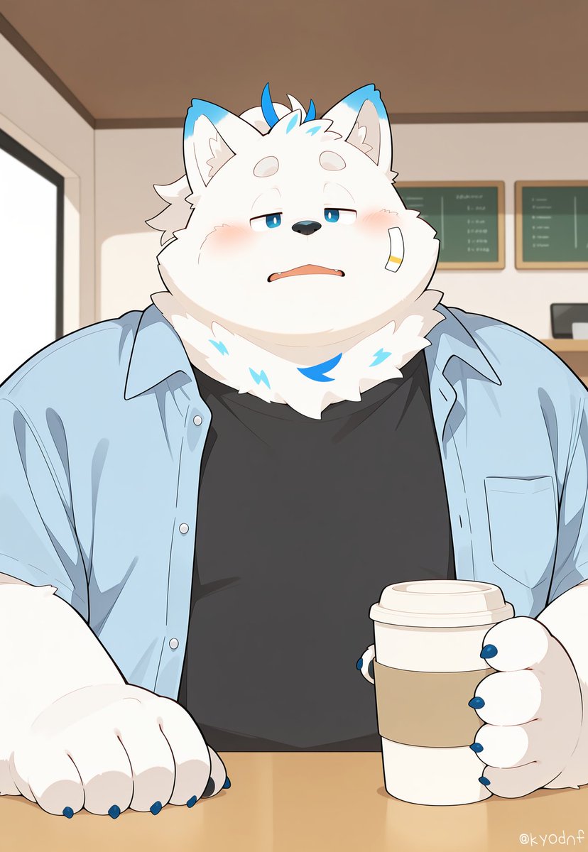 kyodnf's tweet photo. ねぇ.. さっきからコーヒーいじってばかりで、何を考えてるの？ https://t.co/9WAk9gtWn9