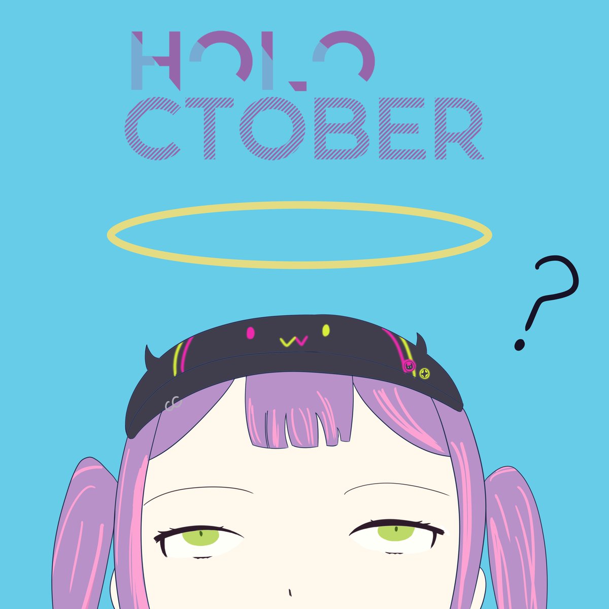 AsabukiShigure's tweet photo. D4-Angel 
🟪TMT🟩
#Holoctober #TOWART https://t.co/zTMGxKg3XR