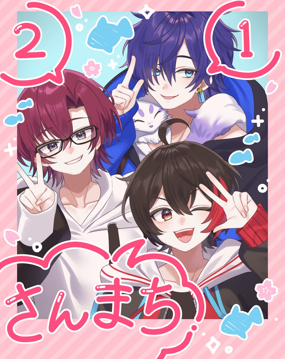 ep_sm5's tweet photo. 1！2！さんまち～！

#めゐぬ展
#ミヤ美な絵
#絵そっきー https://t.co/qXmh8v5iIn