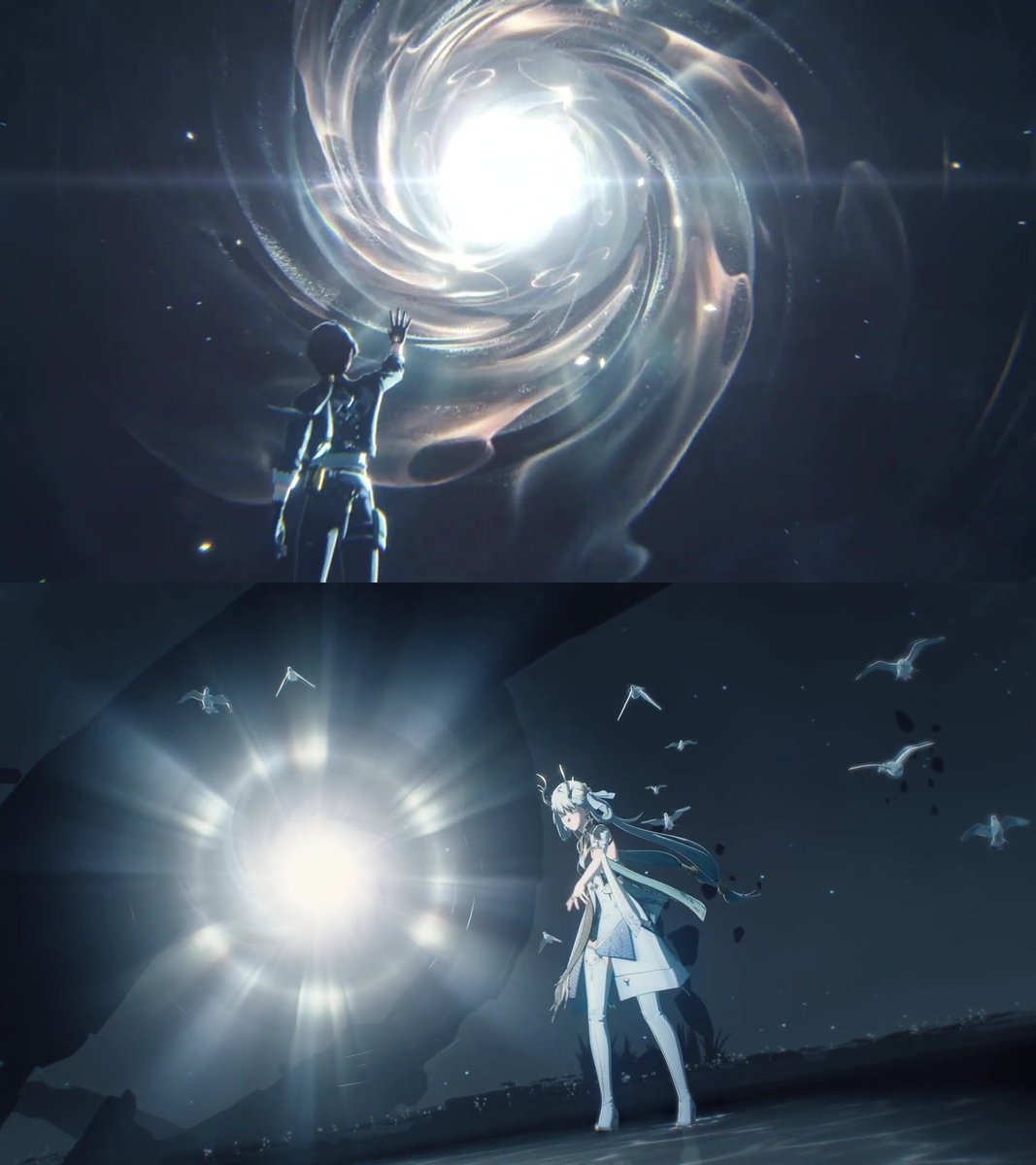 camy_flora's tweet photo. How Did the Sentinel's Resonator Xuanqing Die? & Second Awakening Mechanics

Before the tragedy of the Threnodian attack, the Moon Fox Sentinel had Xuanqing, who was chosen as her Resonator to resonate with the Sentinel. 

Through the sequence of memories unlocked via the Feeling Capsule, we are able to look back at Xuanqing's life, her interactions with society, the people she knew, her personal relationship with the Moon Fox Sentinel, and her everyday life before the tragedy.

Then, a major problem emerged as the TD threat escalated and the situation deteriorated. When the attack began, Xuanqing tried to save as many people as she possibly could, pushing herself to her absolute limit. 

The problem was that there were simply too many people who needed to be saved, while her time and power were limited. Xuanqing eventually chose to push herself even further and decided to attempt a process known as Second Awakening.

She knew that the process had a very high chance of failure, but she insisted on overclocking herself in an attempt to stop the enemy. Eventually however, neither her body nor her Resonance could withstand the burden. 

Her body was unable to contain the enormous frequency load coming from the Sentinel, causing her frequency to explode like a big frequency bomb. This explosion was powerful enough to stop the TD assault while leaving the surrounding area exposed to her frequency for three days.

So, how exactly does Second Awakening work?

To understand Second Awakening, we first need to start with the First Awakening. In Resonator theory, a person becomes a Resonator when they experience contact or resonance intensity with a material or information whose frequency is compatible with their own.

From this process, a Forte emerges, the Resonance ability that becomes characteristic of that individual. The Forte itself is closely related to the Resonator's frequency structure.

Once someone becomes a Resonator, they have a certain stable limit. They can increase their use of their Forte, but that does not mean their capacity is unlimited. There is a point where forcing Resonance output beyond its stable threshold causes the frequency pattern to become unstable. This is where Overclocking comes into play.

Second Awakening is not simply about being able to contain a greater frequency capacity and output more energy. It also involves pushing the Resonance system beyond its normal configuration until a new change or activation occurs.

However, Second Awakening ≠ Overclocking, even though the two are closely related.

Overclocking is the state in which a Resonator forces their Resonance ability beyond its stable limit. Second Awakening, on the other hand, is a result or transformation of Resonance that can emerge when certain conditions are met, particularly when a sufficiently strong frequency collision occurs.

Research conducted by the Court of Savantae proposed the hypothesis that two frequencies currently resonating with each other could be deliberately forced into collision. This collision produces a much more extreme state than a Resonator simply using their own Forte. 

Experiments involving the Chronosorter then provided evidence that frequency collisions could indeed produce an increase in Resonance Ability.

The Chronosorter had to operate under a condition they referred to as overdrive, which is analogous to Overclocking in humans. Their research eventually concluded that this excessive state might be one of the keys to triggering Second Awakening.

Second Awakening can be compared to overcoming a bottleneck between PC components.

For example, imagine having a high-end CPU that is already capable of performing at its maximum potential, but pairing it with DDR1 RAM. The RAM becomes the bottleneck. If you want the system to achieve 100% data transfer between the components, you need to buy a new one and replace it with something comparable, such as DDR5.

But then, what else do you need? You need a motherboard that actually supports the DDR5 standard and has a compatible memory interface capable of utilizing its full potential.

The CPU itself already possesses enormous processing power, but the RAM and memory interface cannot provide enough bandwidth to allow the CPU to operate at its maximum potential. As a result, the CPU itself is not inherently weak simply because the RAM is inferior. Rather, the system as a whole is incapable of keeping up with the CPU's capabilities.

The same concept can be applied to a Resonator after their First Awakening. The Resonator already possesses their Resonance ability and Forte, but there is still a limit to how far they can synchronize themselves with a frequency that is vastly greater than their own.

A Sentinel possesses a frequency on a scale and level of complexity far beyond that of an ordinary human.

So why does the process of Second Awakening require permission from an Arbiter?

So a sufficiently powerful frequency is simply too violent and too difficult to control, as Hsin herself stated. The basic purpose of the Arbiter is therefore to increase the chance of successfully undergoing Second Awakening.

The Arbiter does this by condensing the big frequency and compressing it into a form that can enter a smaller vessel before releasing it gradually. This allows the Resonator to slowly synchronize with the frequency in a controlled manner and increases the likelihood of a successful Resonance.

We have already seen this process with Jinhsi.

The outcome of Second Awakening can essentially be divided into three possibilities: death, survival, or a power-up.

The presence of an Arbiter does not guarantee success. It simply makes the chances significantly higher. You could think of it this way, without the Arbiter's permission and intervention, the chance of success might be something like 1 in a million, whereas with the Arbiter's involvement, the odds could become something closer to 50/50.

This is the process a Resonator normally has to go through when attempting Second Awakening.

However, there is one exceptionally talented and extraordinarily gifted Resonator whom we have only just witnessed reaching this point, Cantarella. She achieved Second Awakening without an Arbiter's permission.

Cantarella was the only person among the generations of Fisalia candidates who managed to reach the conditions necessary for Second Awakening through the Tyrvine sword.

For generations, previous Fisalia candidates underwent various insane Divine Trials. They poisoned themselves and attempted to survive exposure to deadly toxins. They also attempted Overclocking by resonating with the Tyrvine sword. Yet they all failed.

Cantarella was the only one in her generation who ultimately managed to reach that point. This is why she was able to obtain her Second Awakening frequency.

And this brings us back to the beginning, why do Sentinels need a "Anchor" especially a Resonator with a Second Awakening frequency?

Imagine there is a Sentinel operating at 100% of its full power. Then, that Sentinel has a Resonator capable of duplicating its frequency with complete accuracy.

That means there are effectively two identical frequencies.

But the Resonator needs to undergo Second Awakening in order to reach that state.

In Cantarella's case, during the tragedy at Avinoleum involving the corrupted Imperator, Cantarella awakened into her Second Awakening state when she touched the Imperator's sword, or rather, a fragment of it.

The moment this happened, the Imperator's power essentially manifested within Cantarella at 100% frequency compatibility.

Cantarella immediately resonated with the Imperator.

Through that connection, she received a vision and realized that the Imperator was in trouble and that Rinascita was heading toward chaos.

She then transferred her Second Awakening frequency to the out-of-control Imperator, allowing Imperator to reclaim its authority. In the end, the Imperator was able to seal both Leviathan and itself, together with Fleurdelys.

Cantarella's case demonstrates that Second Awakening does not absolutely require permission from an Arbiter.

She managed to achieve Second Awakening after generations of Fisalia candidates had failed, demonstrating an extraordinary level of Resonance talent and compatibility. However, she then consciously relinquished that Second Awakening power and returned it to the Imperator.

So, Cantarella can essentially be described as someone who broke through the bottleneck, only to ultimately choose not to retain the result.