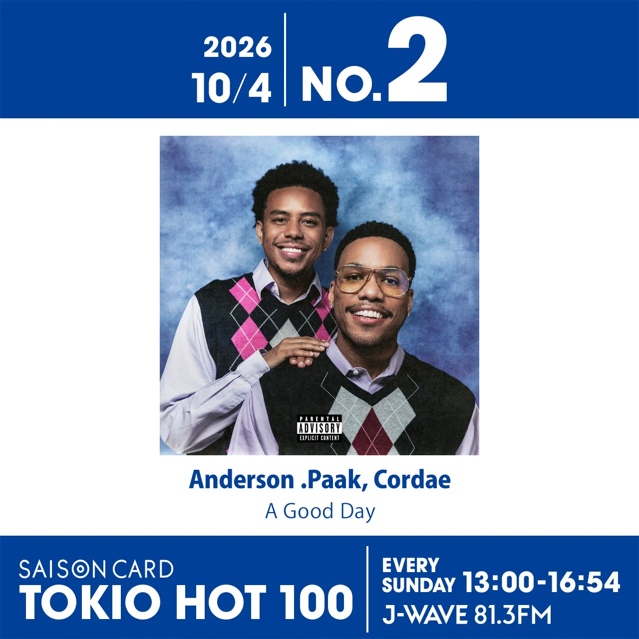 J-WAVE TOKIO HOT 100 (@tokio_hot100) / X