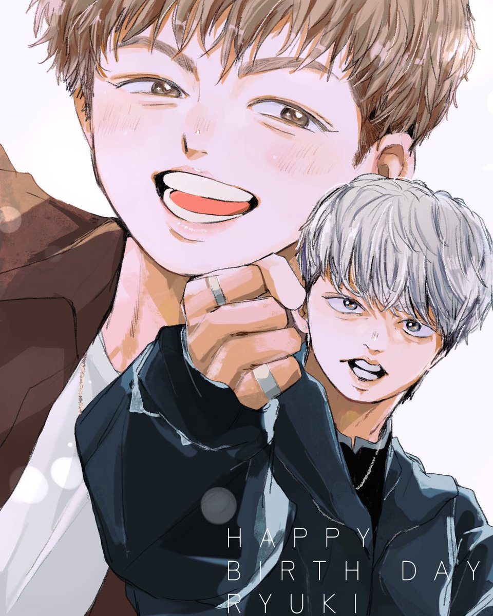 p_____yma's tweet photo. リュウキおめでとう~👑💫
たくさんの笑顔をありがとう!!
22歳も特攻隊長よろしく頼みます🤜🏻⋆͛🤛🏻

#King_the_birthday22 
#HBD_RYUKI 
#MAZZELファンアート https://t.co/bCyhaOMGDO