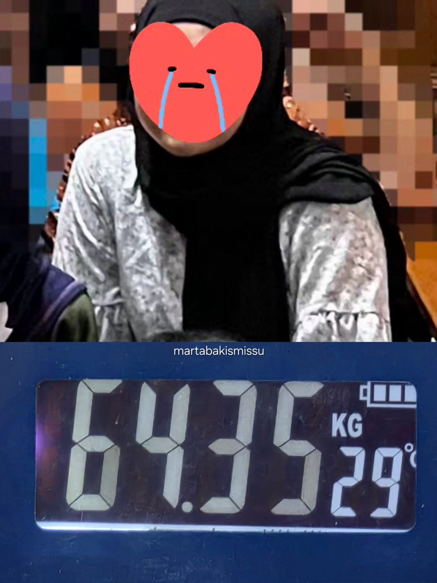 martabakismissu's tweet photo. - Minum air putih 2L/hari
- Puasa IF &amp; Sunnah
- Olahraga (mostly di rumah aja)

I DID IT GUYSSS!!! Akhirnya berhasil loss ±15 kg semenjak konsisten nerapin metode diet simpel ini 🥹🙌 https://t.co/niocrbgKgP