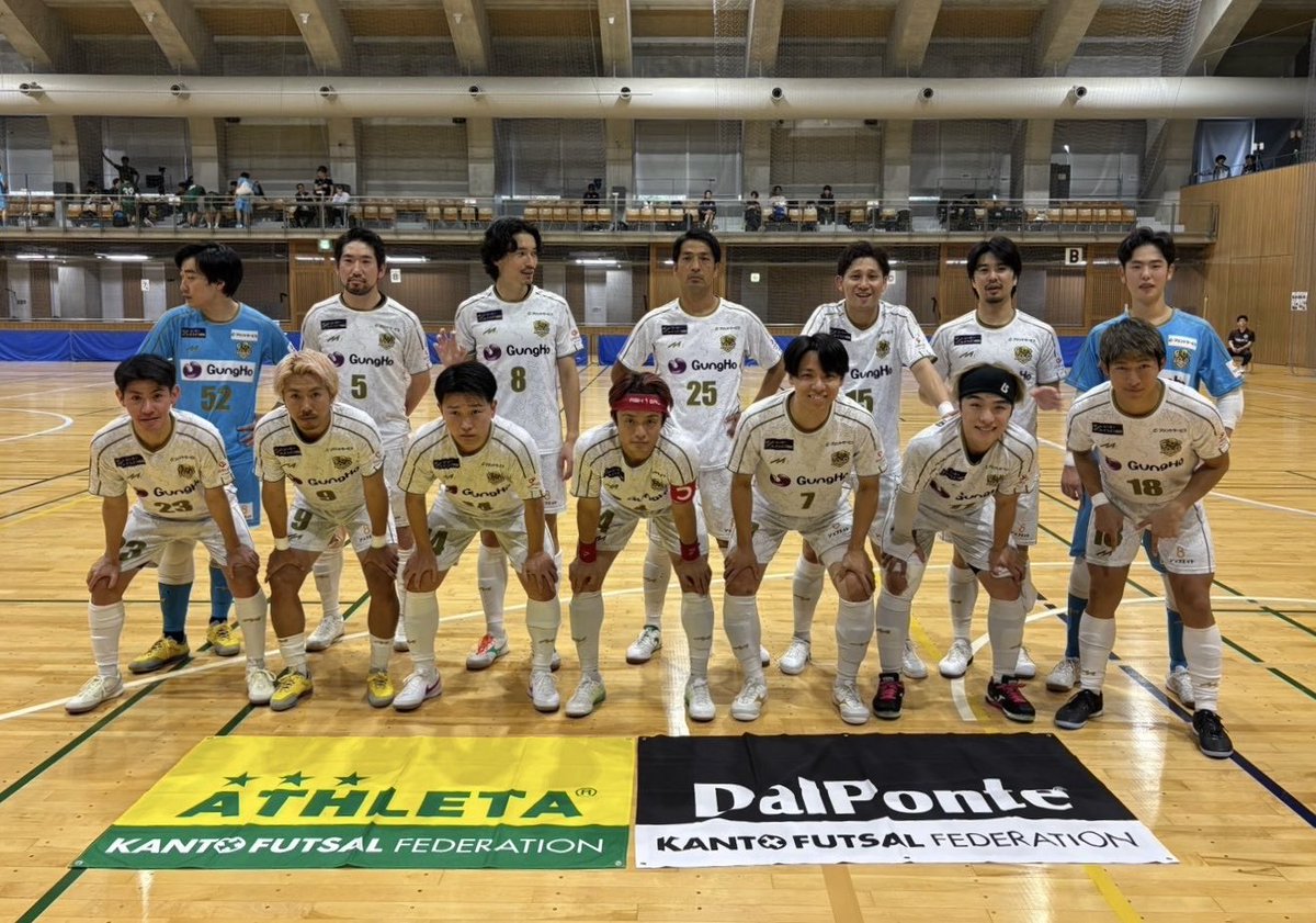 kantofl2's tweet photo. 第28回関東フットサルリーグ2026 2部リーグ
第8節 10/4（日）@タカハシソースエコーピア

16:00 kickoff
AOH Futsal Club　-　あしざるFCファースト
1st 1-0
2nd 1-2
Total 2-2
AOH:小林、菅沼
あしざる:上福元、渡辺

#関東フットサルリーグ
#ATHLETA
#DALPONTE
#FUTSAL
#フットサル https://t.co/ISj1n8i3G6