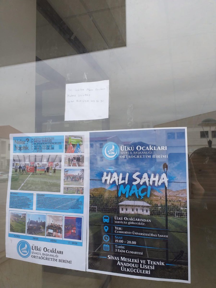 Sivasulkuooob58's tweet photo. 📍Sivas Mesleki Ve Teknik Anadolu Lisesi

Sivas Ülkü Ocakları Ortaöğretim Birimi Olarak, Sivas Mesleki ve Teknik Anadolu Lisesi'nde Pano Çalışması Gerçekleştirdik.
@ayyildirim1 
@MelihArslaner1 
@bahadrgkmn 
@MertYigit5800 https://t.co/zoknwG1LDs