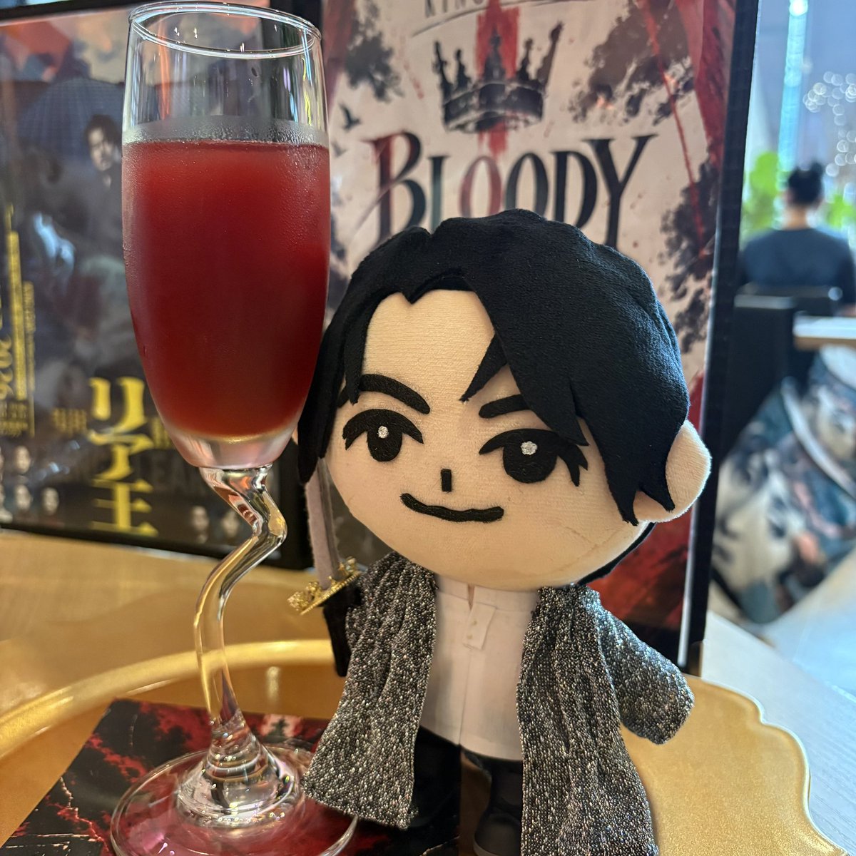 applering54's tweet photo. コラボドリンクもいただけた🍷
美味しかった😋
 #リア王  #KINGLEAR  #東京芸術劇場 https://t.co/L0rQX4F05d