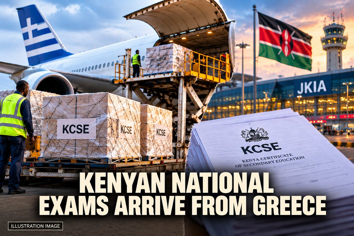 sholard_mancity's tweet photo. KCSE exam papers have arrived at JKIA from Greece as preparations begin.

From Greece👀

Why are Kenya’s national exams printed abroad?

If we cannot trust ourselves with our own exam papers, what exactly do we mean when we preach Pan-Africanism? This feels very wrong. https://t.co/psMvgoE6uO
