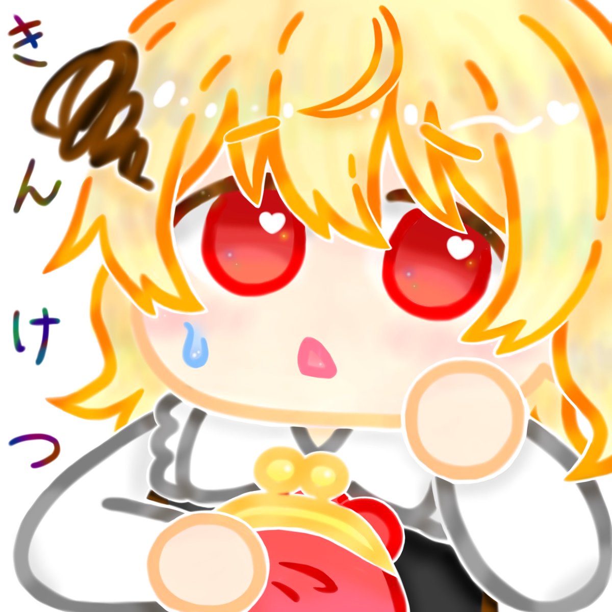 moko2_kumo's tweet photo. 秋例のおかげで金欠になりました����
#東方Project
#ルーミア https://t.co/qLha9AhQ9H