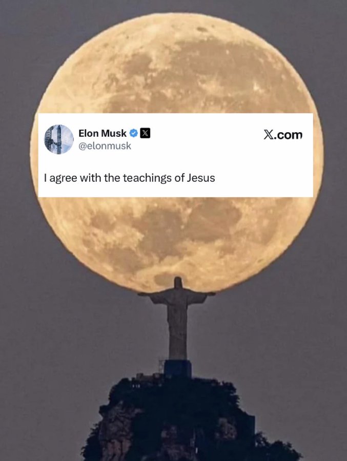 RealBarron47's tweet photo. I AGREE WITH ELON MUSK. AMEN 🙏 https://t.co/FoyalUeyYs