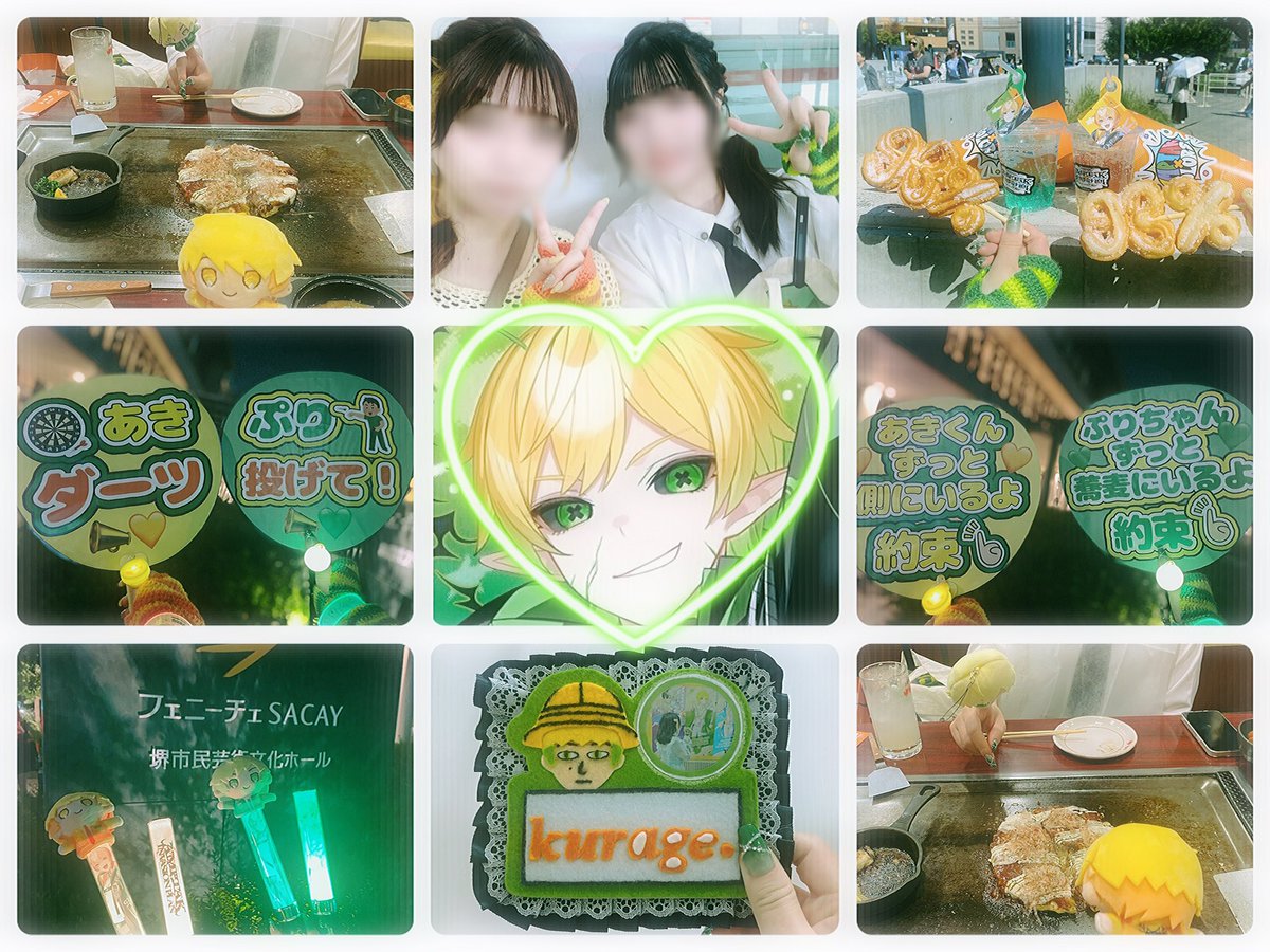 206puri's tweet photo. 大阪1日目2公演侵略完了~💚
幸せな時間をありがとう🍀︎✨
 #アンプ侵略ツアー  #ぷりっつさん見て https://t.co/OqLKzvaJXp