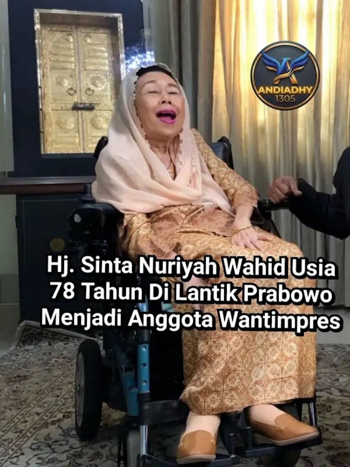 Gunawan75_'s tweet photo. Usia 78 thn.. Masih di lantik
Jadi wantimpres.. Nuansa bagi bagi
Kekuasaan itu jelas bget.. 

Negara sdh seperti perusahaan 
Milik penguasa saja.. Seenak udelnya
Sendiri.. https://t.co/c3Dqtar98K