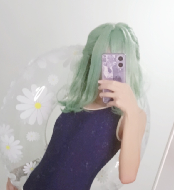 NARI1145's tweet photo. #生徒会にも穴はある 尝试还原尾鳥綻的泳装失败了，十分抱歉！！！ https://t.co/cy2EcJFZYH