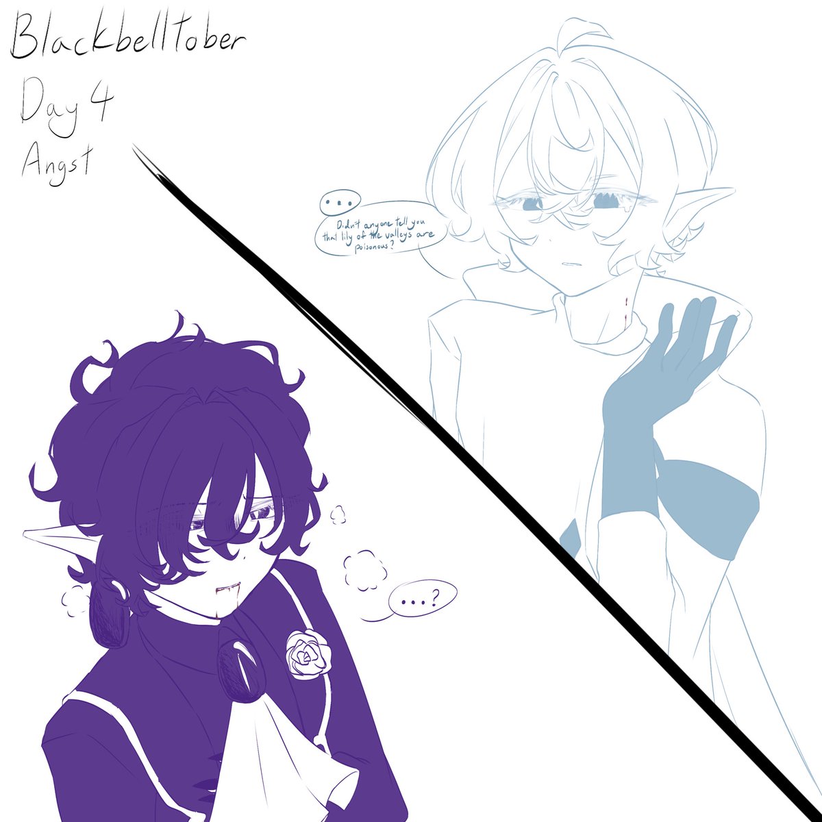 Renieriter's tweet photo. Blackbelltober day 4 angst (redraw of old comic I made :3)
#blackbell #sapphirebell https://t.co/VotZXfw2wD