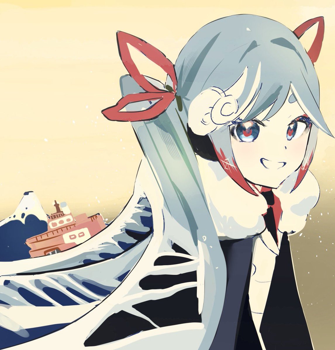 kureseru_2828's tweet photo. 🌊
北斎ミク×蟹ちゃん
#初音ミク　#illustration‌‌ https://t.co/QTKYjRNubH