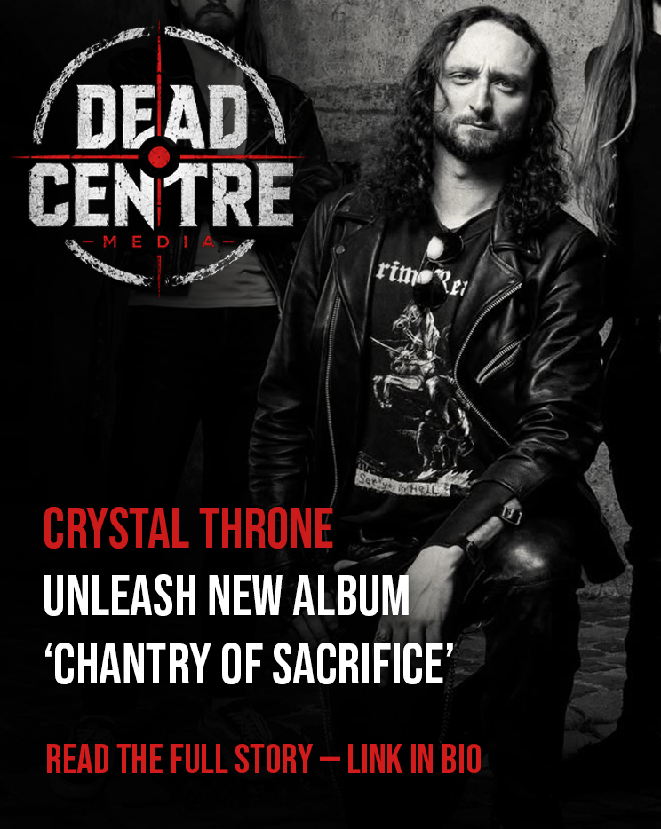 DeadCentreMedia's tweet photo. CRYSTAL THRONE unleash new album ‘Chantry Of Sacrifice’.

The French progressive metal band have also released a video for ‘Tides Of Ages’.

Read more 👇
https://t.co/9hf0YSgdMf
#CrystalThrone #DeadCentreMedia https://t.co/hdihDMXeFK