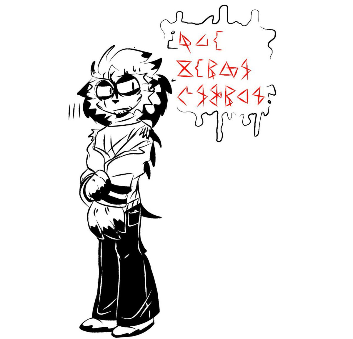 Mallw045's tweet photo. Lately, I haven't had a single idea for drawing. I just did this quick sketch of FakerSL!, but beyond that, I don't know what else to do. https://t.co/CdHYQUH3Dm