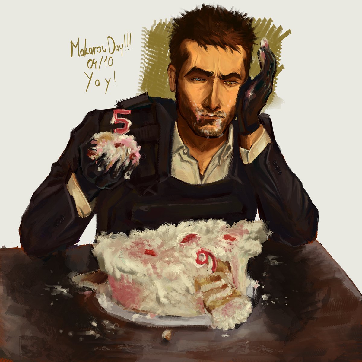 bandsche1be's tweet photo. Technically speaking is he 6ft under or 6ft up 🤔🤔🤔 

 #makarov #cod #Vladimirmakarov #art ok https://t.co/o7wNVyAx73