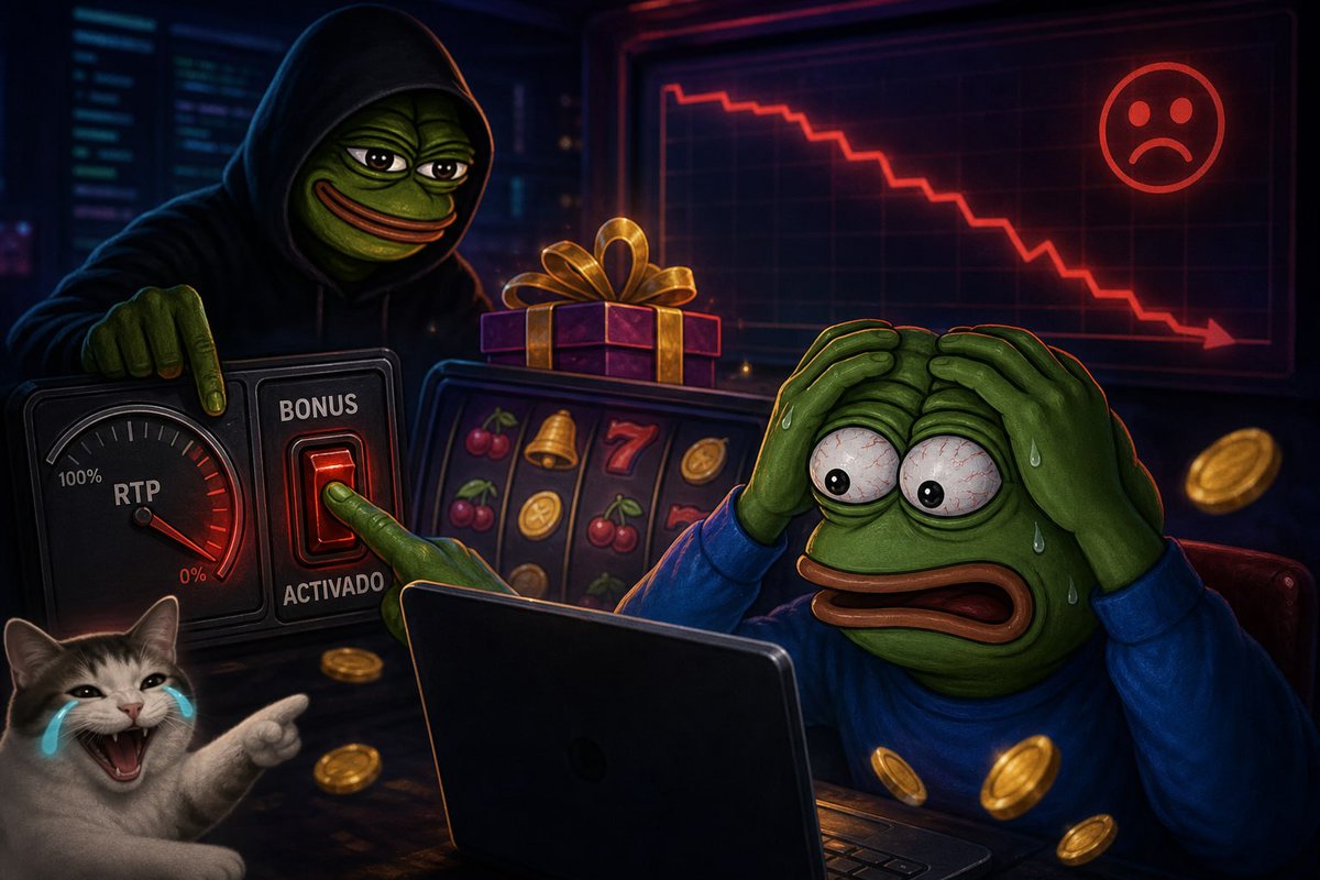 Spino_es's tweet photo. EL BONO SE COME TU SALDO? 🚨

Una gran filtración del panel de administración de un casino confirmó la peor pesadilla de los jugadores. Los scripts reducen automáticamente la rentabilidad de los slots al mínimo en cuanto activas un generoso bono de bienvenida. https://t.co/LFWTVJRzUs