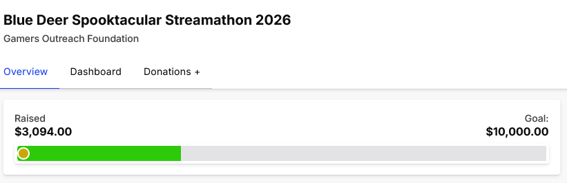 cindershad0w's tweet photo. #teambluedeer Update @GamersOutreach
OMG all of you are incredible and amazing
We have already crossed the $3000 Goal and it has been raised to $10,000. There is so many adopting this for their streams it is getting hard to track. Please make sure using the Tag #TeamBlueDeer for all that are raising funds in @Rokkuhato_ name.
This all warms my heart so much!!!