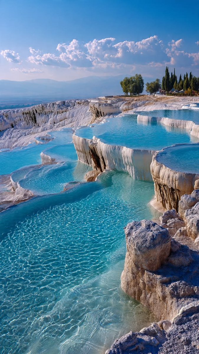 earthviewss1's tweet photo. Pamukkale, Turkey 🇹🇷 https://t.co/dl6Ov6cJhW