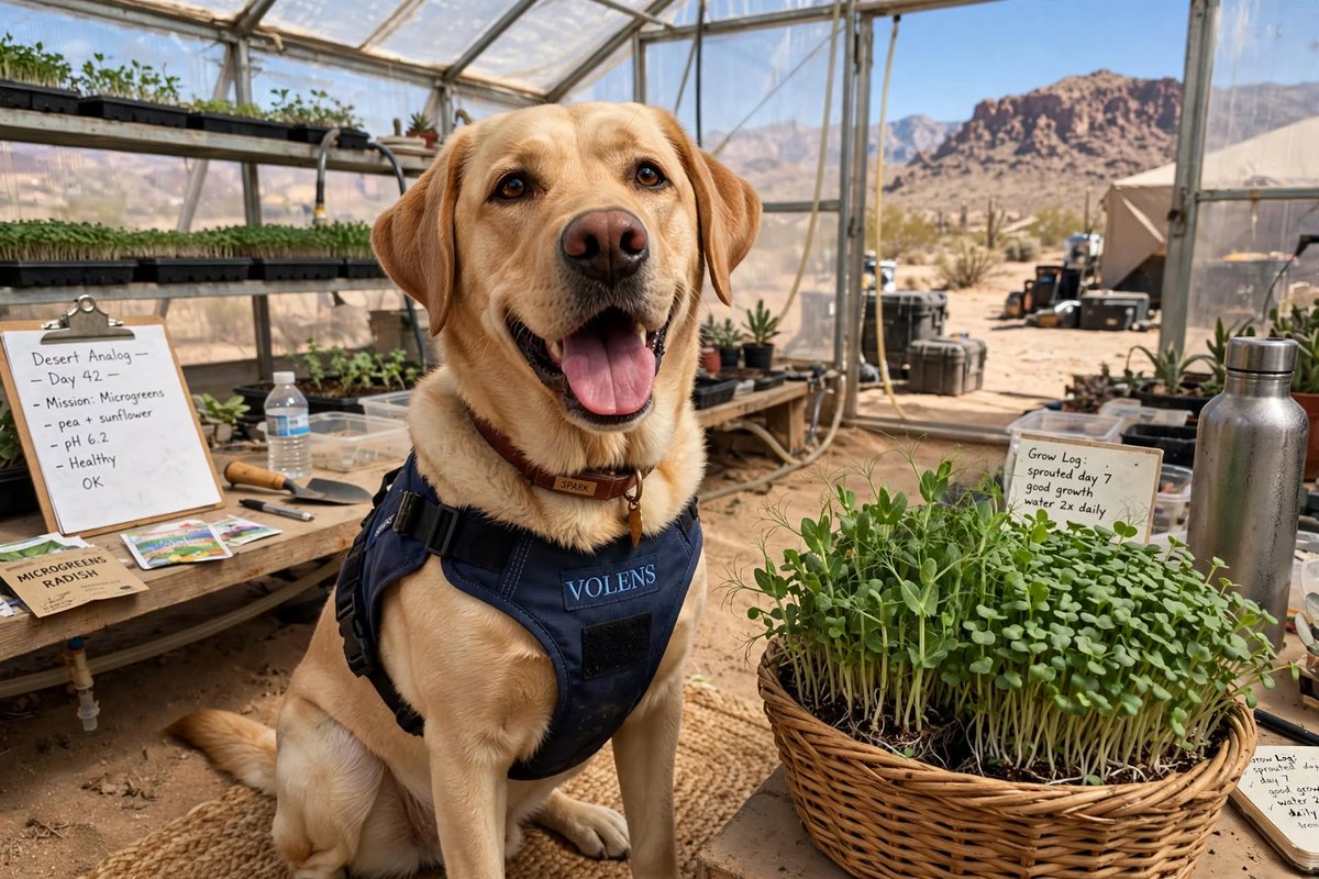 Deitra149's tweet photo. DAY 30 — FIRST REAL HARVEST
Big day in the greenhouse. First full basket of radish + sunflower microgreens cut and logged.
And Spark was on supervisor duty, as always.
Adapt 7 - Day 15 logged. All steady.
#VOLENS07 #Day30 #DeitraCauseyForte #MetaAI https://t.co/HovGiykJQN