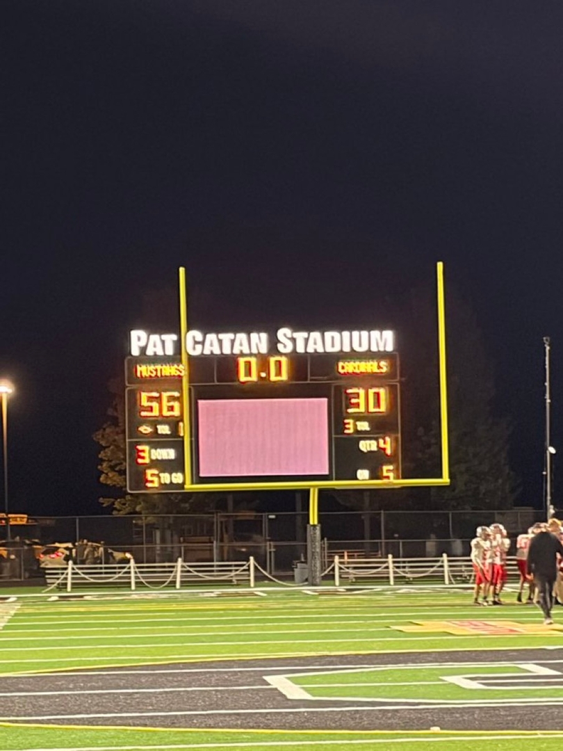 scsmustangs's tweet photo. Awesome shot shared by @tanner_castora from Friday. It’s a great depiction of how our Friday Night Lights started and ended. We hope your week starts and ends just as great!  Happy Sunday!  

While we’re at it give @tanner_castora a follow. He’s an SHS grad &amp; rising media star! https://t.co/rkMADAgQBl
