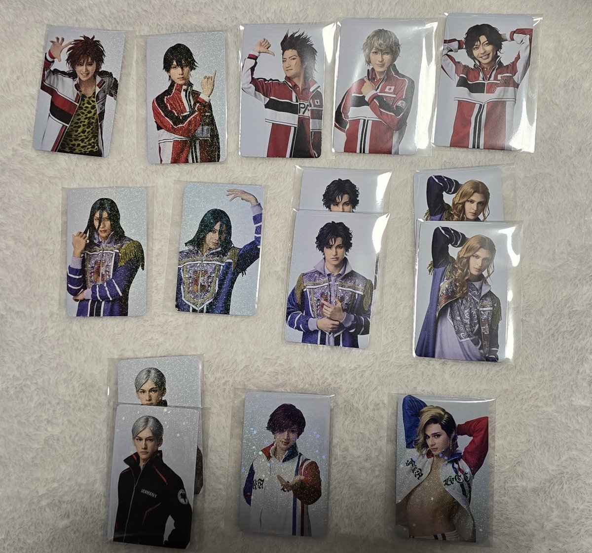 aryu_mask's tweet photo. 交換 新テニミュ ファイステ ランダム トレカ ブロマイド

譲 遠山 徳川 鬼 入江 毛利 幸村 真田 柳 メダノレ アントニオ アントキノ バンビ ロミオ QP 手塚 プランス ティモテ 
求 フリオ

現地取引希望
10/12 昼前後
11/7 夜前後
11/10 夜前後

お気軽にお声掛けください
※別途取引垢あり https://t.co/ZcRCtXj4qM