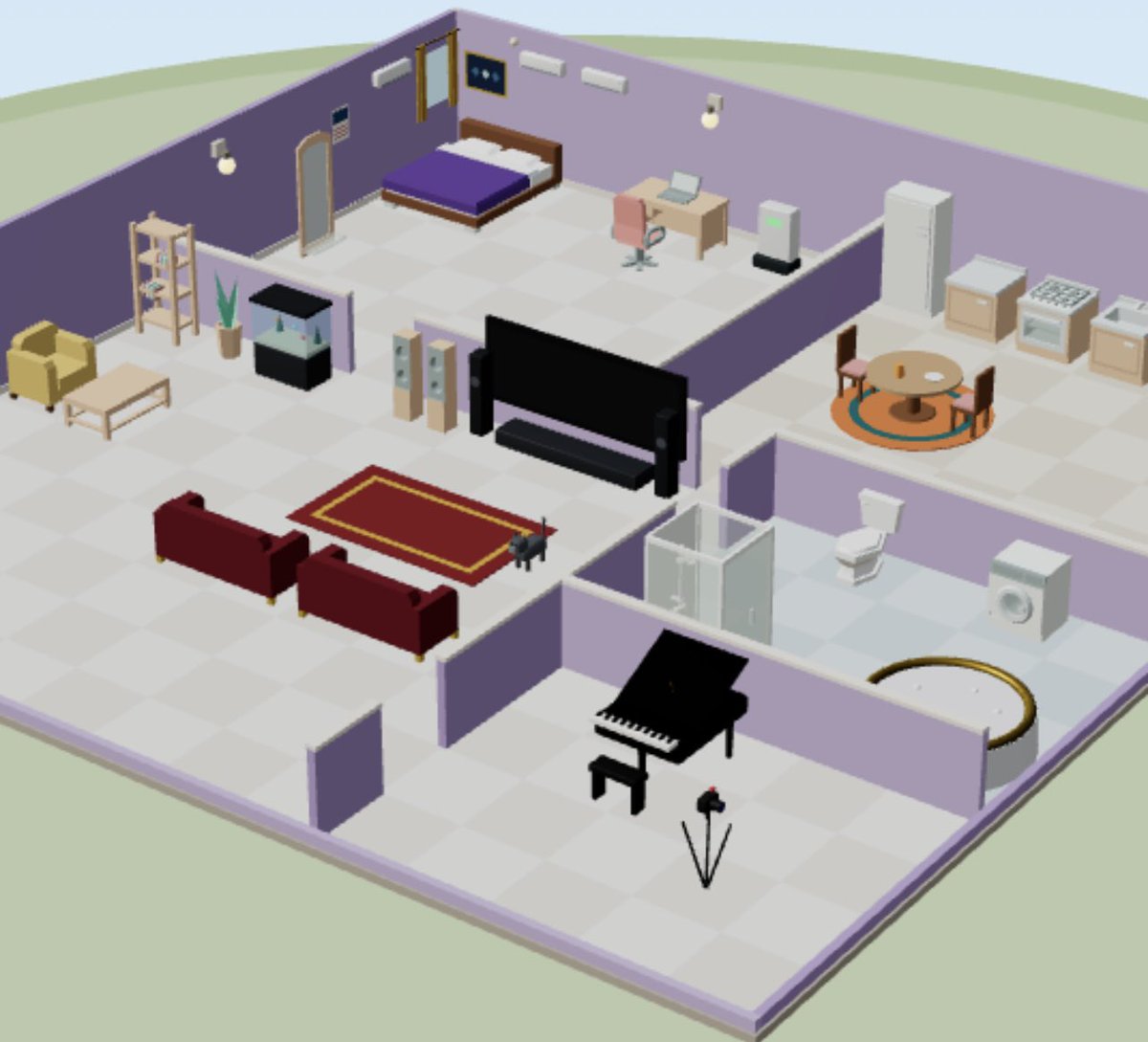 teesmmm's tweet photo. From this to that: how I did it 
Upload the pictures like you’re about to post on X, tap on grok and type this prompt “imagine this as a real house” and voila! https://t.co/715icN7Li9