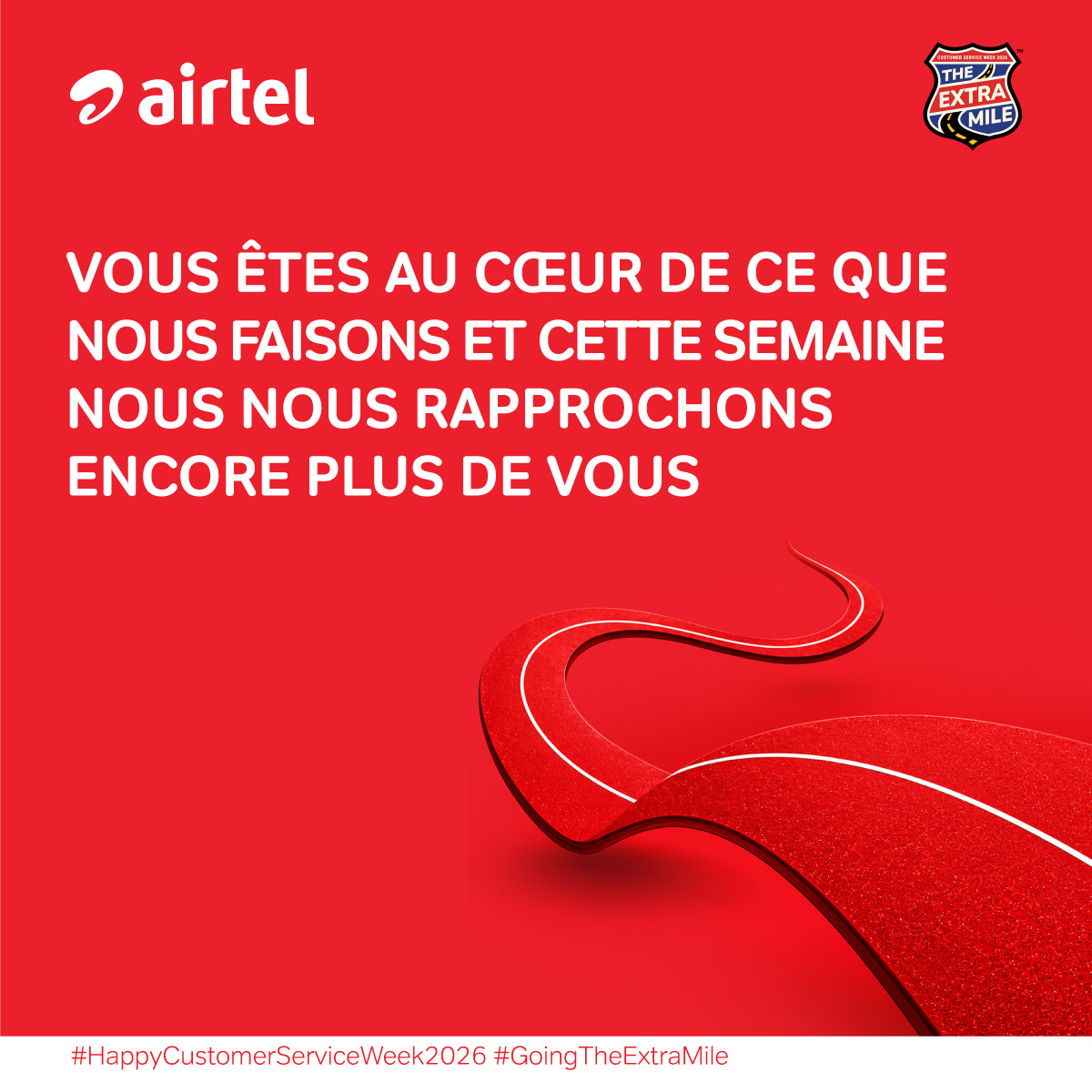 airtelniger's tweet photo. Vous êtes au cœur de ce que nous faisons et cette semaine nous nous rapprochons encore plus de vous
#HappyCustomerServiceWeek2026 #GoingTheExtraMile #Semaineinternationaleduserviceclient https://t.co/SdHhDonaSd
