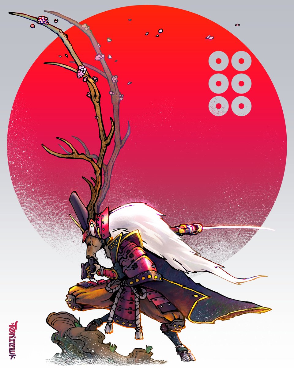 tonie_wk's tweet photo. "The deer are no more."
.
.
.
.
.
#characterdesign #characterdesignchallenge #cdc #samurai https://t.co/2dWMcwCaJa