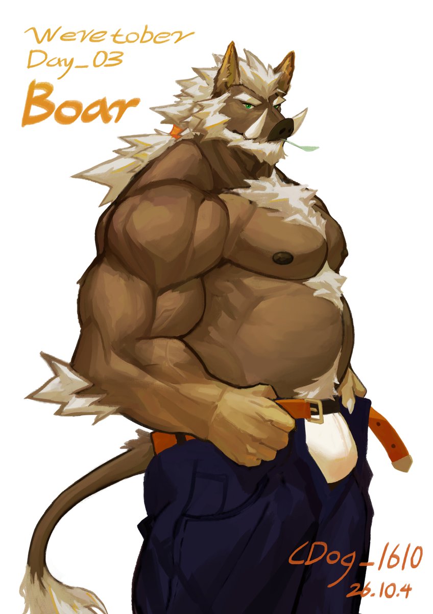 CDog_1610's tweet photo. Weretober2026
Day 03
Boar
#weretober #weretober2026 https://t.co/EqjXK2ZZU7
