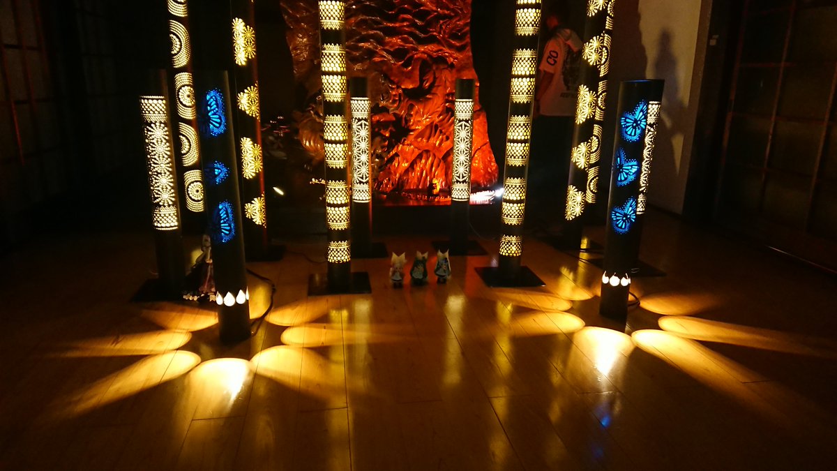 GOTENGO2's tweet photo. ブイミノのあとは龍泰寺のライトアップ https://t.co/vvXDSOvFcO