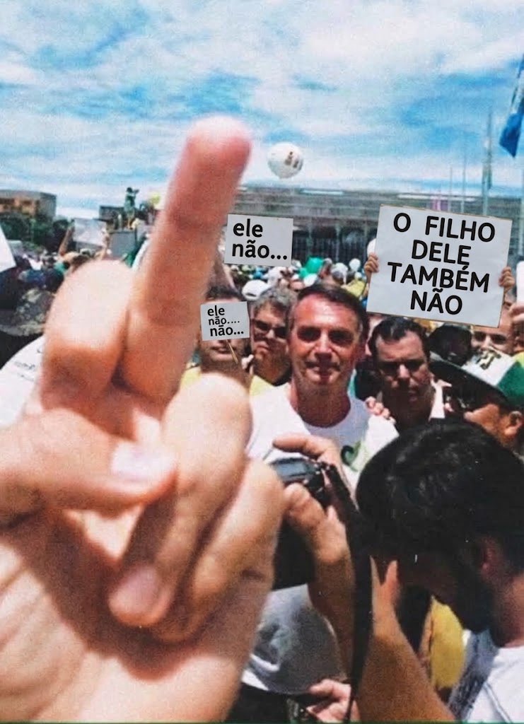 porDudu's tweet photo. Pau no cu da família Bolsonaro! #Eleições2026 https://t.co/ge7fSO1vRd