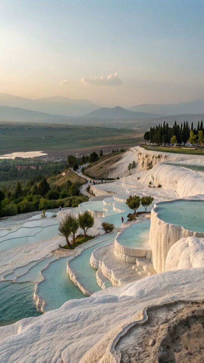 earthviewss1's tweet photo. Pamukkale, Turkey 🇹🇷 https://t.co/dl6Ov6cJhW