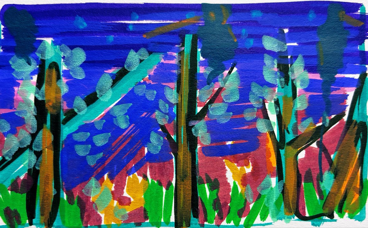 echiral's tweet photo. Random marker landscape challenge. #Deathstranding inspired scenery. https://t.co/oMu2mGhboj