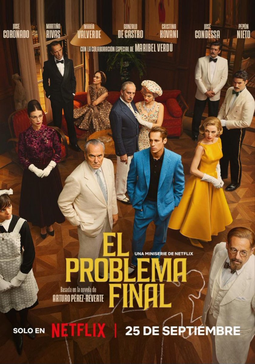 Diegol_76's tweet photo. Terminada ahora @NetflixES 
#ElProblemaFinal 📺🛋
#JoseCoronado #MaribelVerdu #MartiñoRivas #MariaValverde #GonzaloDeCastro
Está bien, me hubiera gustado que fuera una película de larga duración...me pegaba más. 
Hay un reparto de lujo. https://t.co/yBs3xENxky