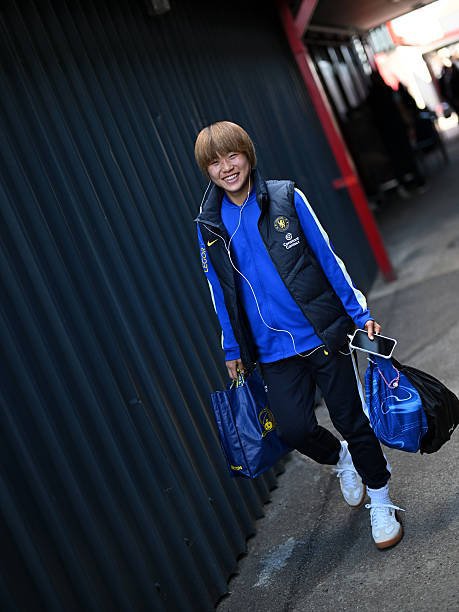 Highdro_gen's tweet photo. First WSL start of the season for Chelsea.
First goal of the season 🤩. Well-done  Hamano
#BarclaysWSL #CFCW #WHUCHE https://t.co/GyCkxupHMP