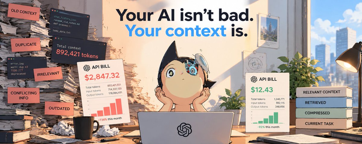 MIT Researchers found out why 99% people's context structure making their LLMs worse