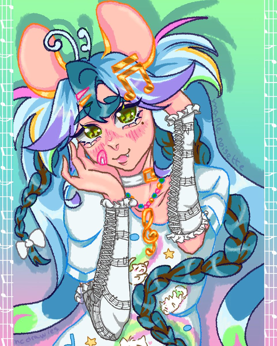 MapleNoisette's tweet photo. Engines are running my peeps 🏃
DAY 2 OF #vratober - @_cherryuri
Cherryuri!!! She's so colourful 😭 I love her. GO RATS GO
#Vtuber #ratvtuber #inktober #inktoberchallenge #inktober2026 #cherryurstyle https://t.co/scF3H9J5V6