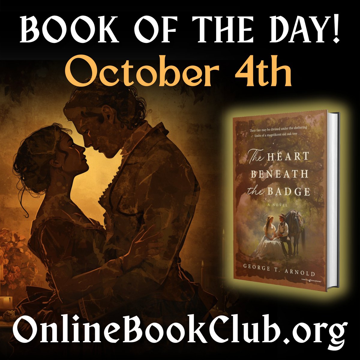 TwBookClub's tweet photo. Book of the Day, October 4th – Romance, Rated 5 Stars

Available for only $2.99 on @Amazon Kindle! Also, FREE with a 30-day @Audible Standard trial! Get your copy below:

https://t.co/RiDynj1iw2

The Heart Beneath the Badge by George T. Arnold

Published by @svpublishing