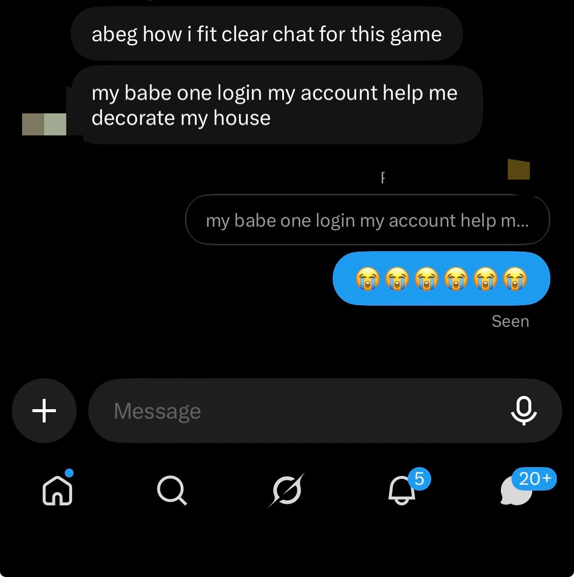 _Sniip3rr's tweet photo. freee me nau😭😭 https://t.co/ShJ6i1S6O7